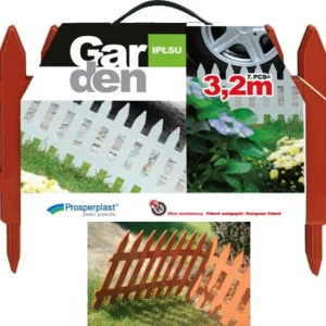 Gard de grădină 3,2m teracotă Preț mic