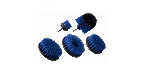 Perii de curatare tapiterie ,pentru bormasina, set de 5 piese, nailon, prindere hexagonala, 6mm Dedra Plată securizată