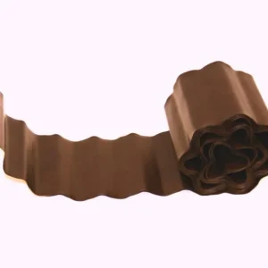 Gard de gazon VLNA 15cm/9m maro Plată securizată