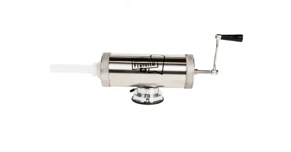 Reduceri Masina de carnati, orizontala, 3 Kg, material inoxidabil prindere cu ventuza, 5 palnii Micul Fermier