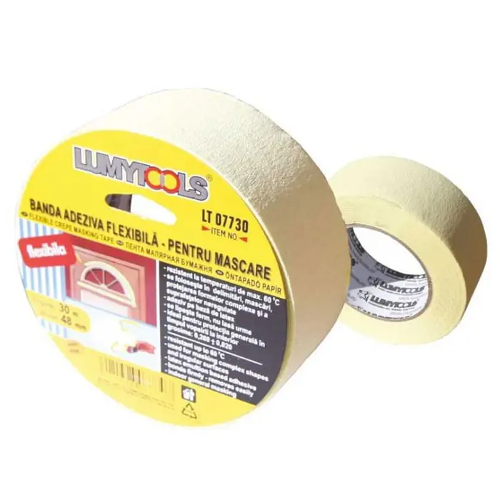 Cel mai bun preț Banda adeziva flexibila pentru mascare, diverse dimensiuni, LT07730, LT07732