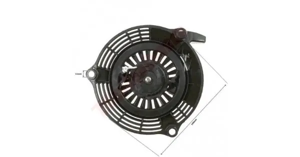 Reducere extra Demaror complet motosapa / masina tuns gazon motor Honda GCV160 (28400-Z0L-V20ZA) BLACK 11mm