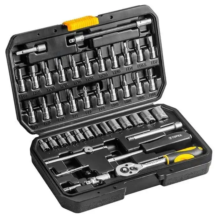 Vezi acum Set tubulare 46 piese 1/4" TOPEX 38D640