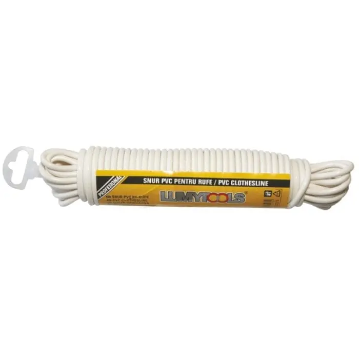 Snur PVC pentru rufe, 15m, 5mm, LT17410 Ofertă limitată