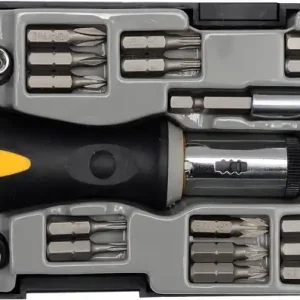 Set surubelnita cu clichet +biti 25buc 64659 Livrare rapidă