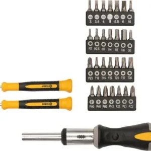 Set surubelnita cu clichet +biti 31buc 64655 Promoție