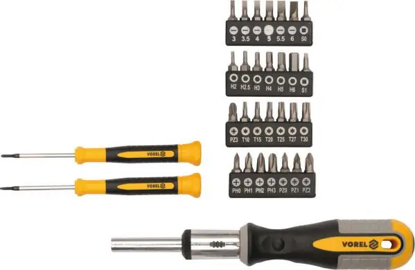 Set surubelnita cu clichet +biti 31buc 64655 Promoție