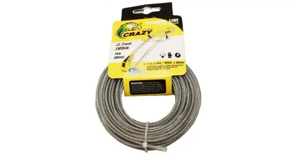 Fir taietor cu insertie metalica pentru motocoasa 15m - 2.4mm (sectiune rotunda) Super ofertă