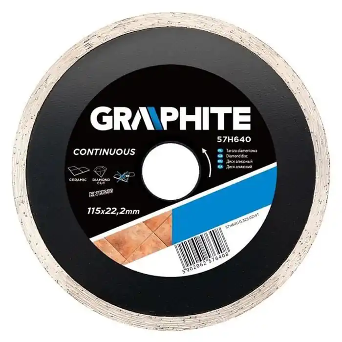 Super ofertă Disc diamantat plin 125mm Graphite 57H642