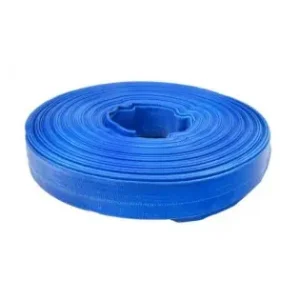 Expediere rapidă Furtun plat din PVC refulare pompa 1 tol 50m albastru insertie panza