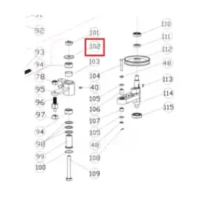 Preț promoțional Garnitura metalica de protectie pentru motocositoarea Ruris DAC777, CLD-SW01