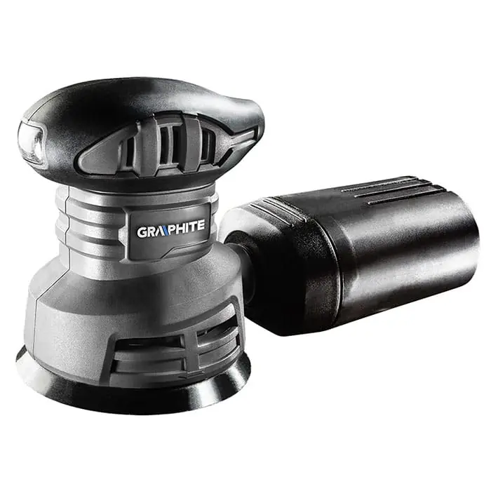 Slefuitor orbital 240W, disc 125mm, 12000 rpm Graphite 59G343 Plată securizată