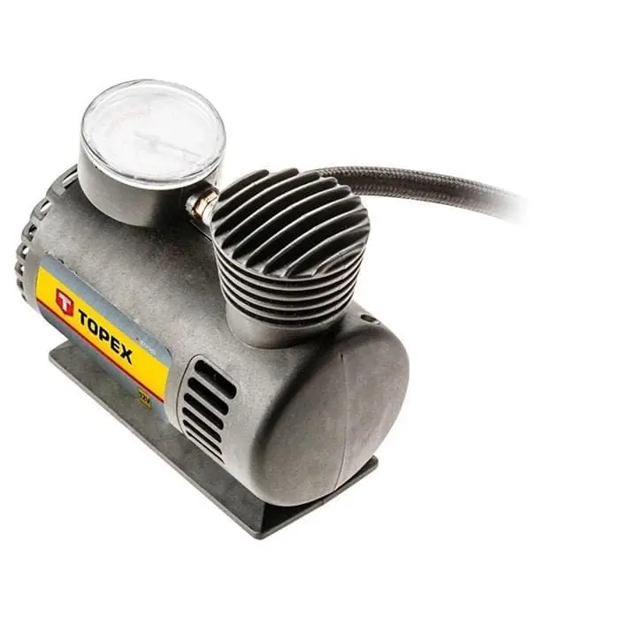 Super ofertă Compresor cu manometru 12V cu accesorii TOPEX 97X501