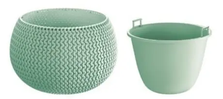 Preț redus Ghiveci Splofy bowl -salvie DKSP290-623U 290x195mmProsperplast