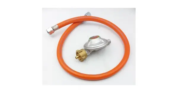 Plată sigură Kit de conectare furtun + ceas tun de caldura GPL 37mbar