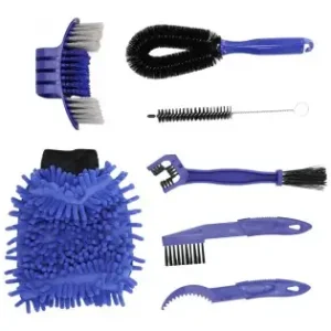 Retur gratuit Trusa de curatare, spalare si intretinere bicicleta, trotineta, triciclu, 7 elemente DEDRA 2001A70