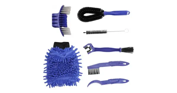 Retur gratuit Trusa de curatare, spalare si intretinere bicicleta, trotineta, triciclu, 7 elemente DEDRA 2001A70