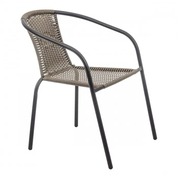 Scaun din otel si polirattan Hercules clasic pentru gradina Ofertă de sezon