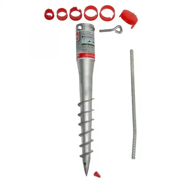 Super ofertă Suport ancora stil burghiu pentru umbrele, stalpi, EBH 600 Dema 41254, Ø25-55 mm