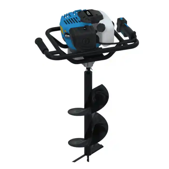 Ofertă exclusivă Motoburghiu cu 3 burghie GE 1450.1 Gude 95467, 2 Cp, Ø100-200 mm+CADOU