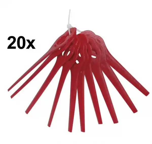 Set cutite de rezerva pentru motocoasa electrica 250/18 RT Gude 95793, 20 buc Ofertă