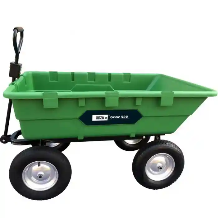 Discount Carucior tip remorca pentru gradina GGW 500 Gude 94315, 500 Kg+CADOU