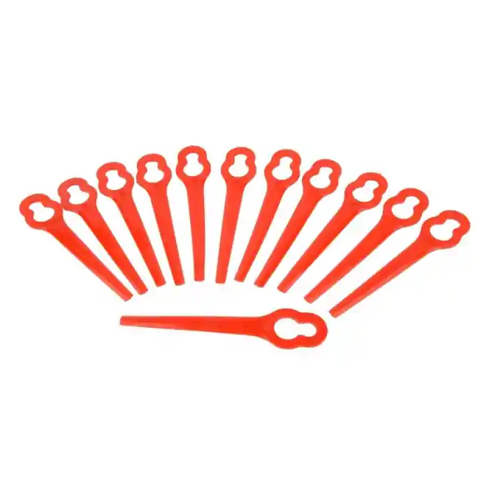 Set cutite de rezerva pentru motocoasa electrica Mannesmann 17785, 12 buc Premium