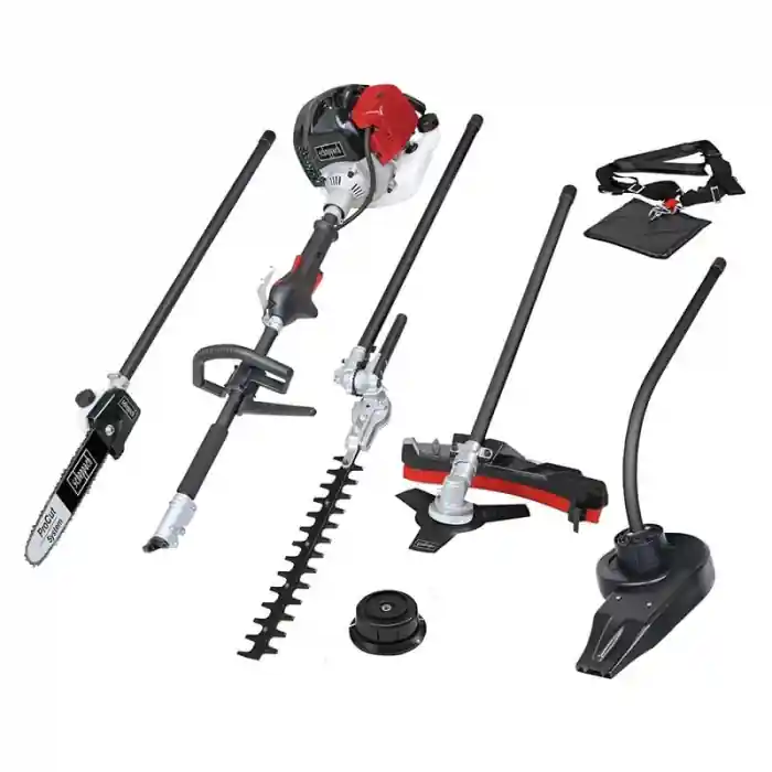 Mai ieftin Set motocoasa pe benzina 5 in 1 MTC42-5P Scheppach 5904809904, 1.5 Cp+CADOU