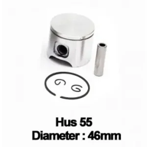 Piston complet drujba Husqvarna 55 (46mm) Expediere rapidă