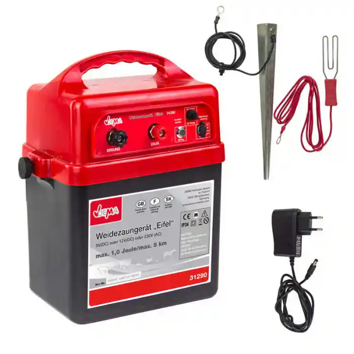 Aparat pentru garduri electrice Dema 31291, 9-230 V, 1 J Noutate