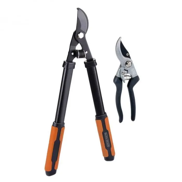 Ofertă de sezon Set foarfeci de gradina Black & Decker BXGTTO7022, 210-535 mm, 2 piese