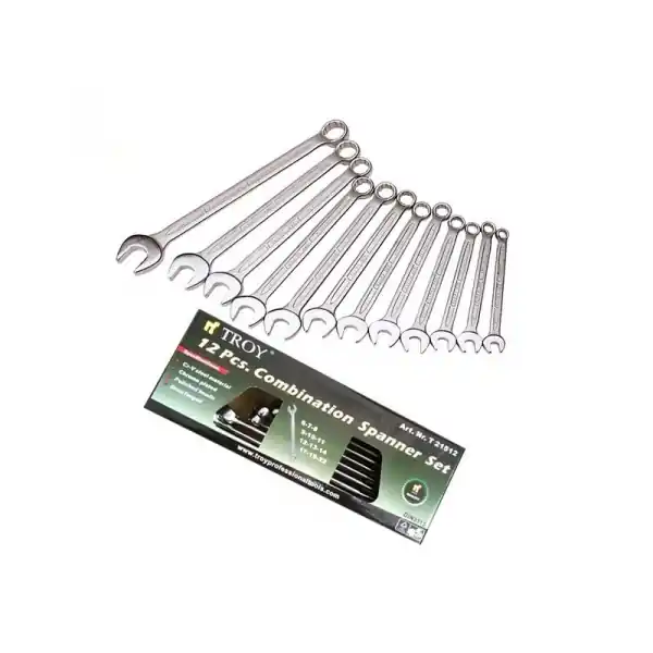 Reducere extra Set chei combinate Troy 21512, Ø6-22 mm, 12 piese
