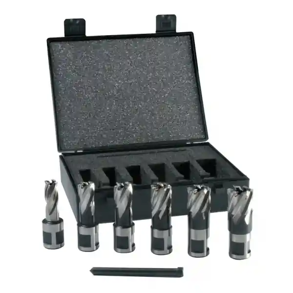 Ofertă de sezon Set freze pentru masina de gaurit cu coloana Evolution CUTTERKIT, Ø12-22 mm, 6 piese