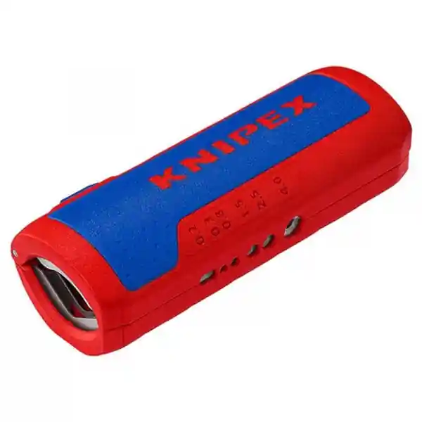 Taietor de teava ondulata si dezizolator Knipex 90 22 02 SB, Ø13-32 mm Expediere rapidă