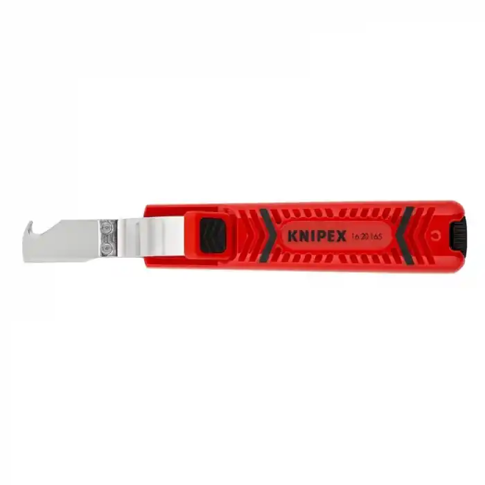 Ofertă limitată Cutter dezizolator profesional Knipex 16 20 165 SB, 165 mm
