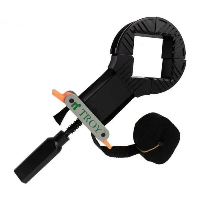 Preț promoțional Menghina de colturi cu chinga pentru fixare si strangere rame Troy 25003, 4 m