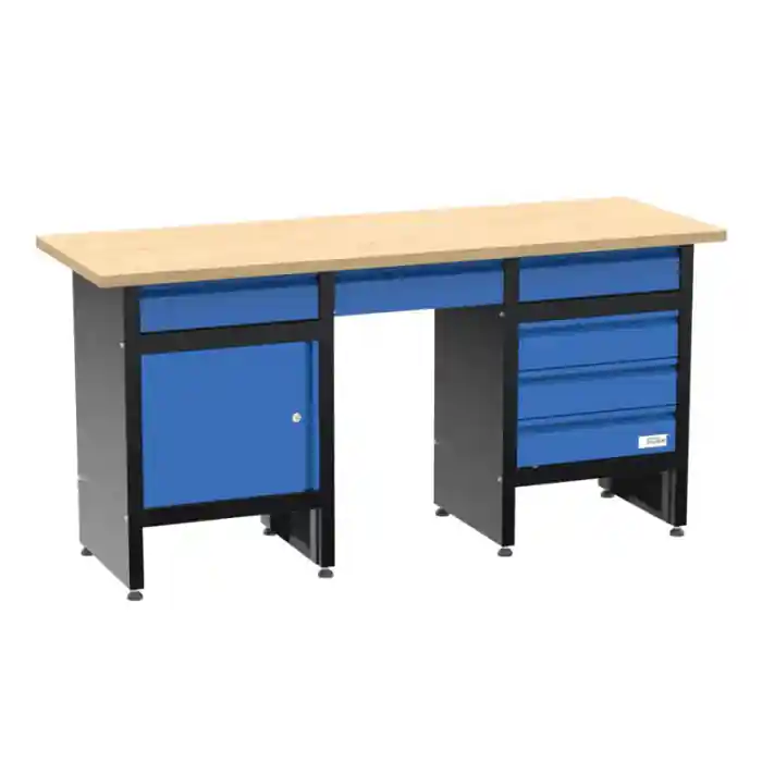 Preț promoțional Banc de lucru cu spatii de depozitare GW 6/1 XL Gude 40480, 300 Kg