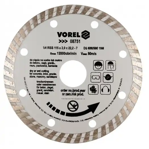 Cel mai bun preț Disc diamantat turbo 110 mm 08750