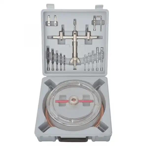 Livrare gratuită Dispozitiv ajustabil de gaurit gips-carton Troy 27492, Ø40–200 mm