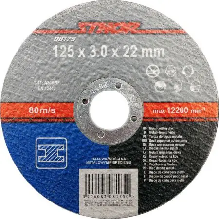 Super ofertă Disc debitat metale 125x3x22.2mm sthor 08175