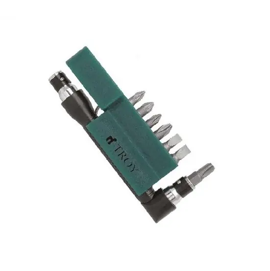 Set de biti cu maner unghiular Troy 22290, 8 bucati Cel mai bun preț