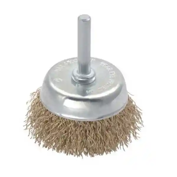 Perie de sarma tip cupa cu tija Troy 27702-50, 50 mm Ofertă de sezon