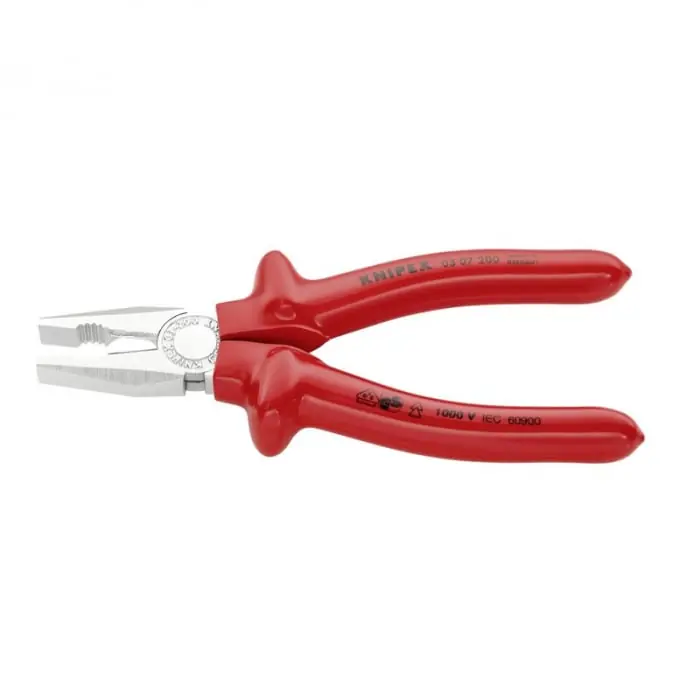 Cleste profesional combinat izolat Knipex 03 07 200, 200 mm Reducere extra