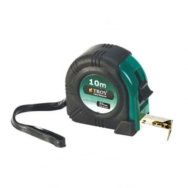 Calitate înaltă Ruleta Troy 23110, 10 m x 25 mm