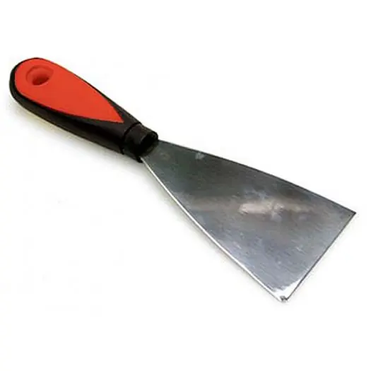 Spaclu otel-inox bicolor 6cm maner picat 05934 Cumpărături sigure