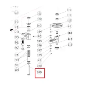Preț mic Surub M14 x 100, pentru motocoasa Ruris DAC777, CLD-SW01