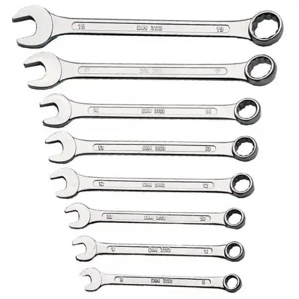 Super ofertă Set chei combinate Mannesmann 130-08DIN, Ø8-19 mm, 8 piese