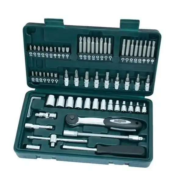 Cel mai vândut Trusa de tubulare combinate si biti 1/4" Mannesmann 29165, 65 piese