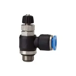 Ieftin RIEGLER - Drosel pneumatic, evacuare, filet 1/8, furtun ø 6mm [188.018-6]