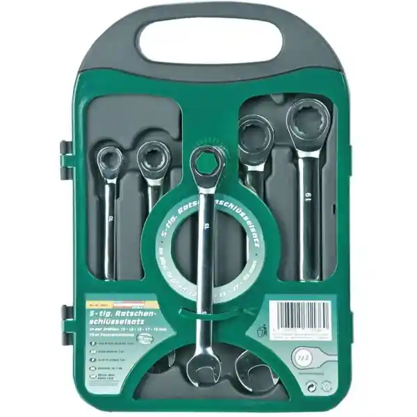 Nu rata Set chei combinate cu clichet Mannesmann 19827, Ø10-19 mm, 5 piese